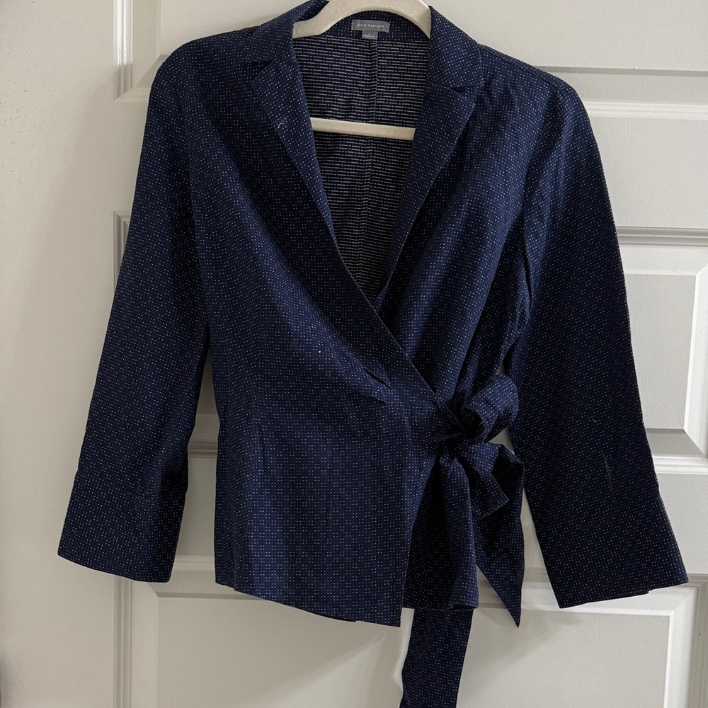 Anna Taylor Wrap Blouse